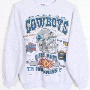 DALLAS COWBOYS 1996 NFL SUPER BOWL CHAMPIONS SIGNATURES SWEATSHIRT